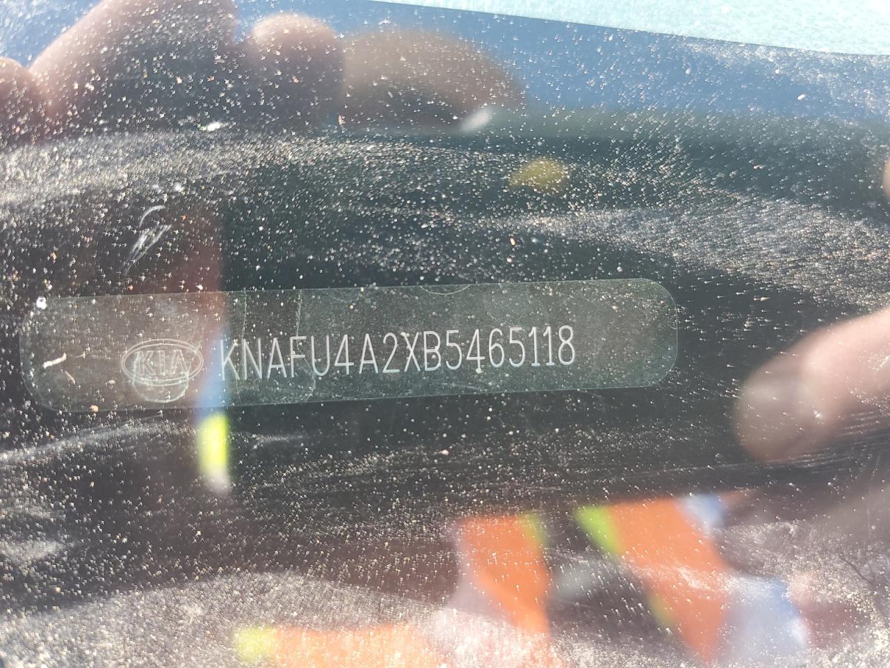 2011 KIA Forte VIN KNAFU4A2XB5465118 Copart auction photo, side / rear end damage thumbnail 12