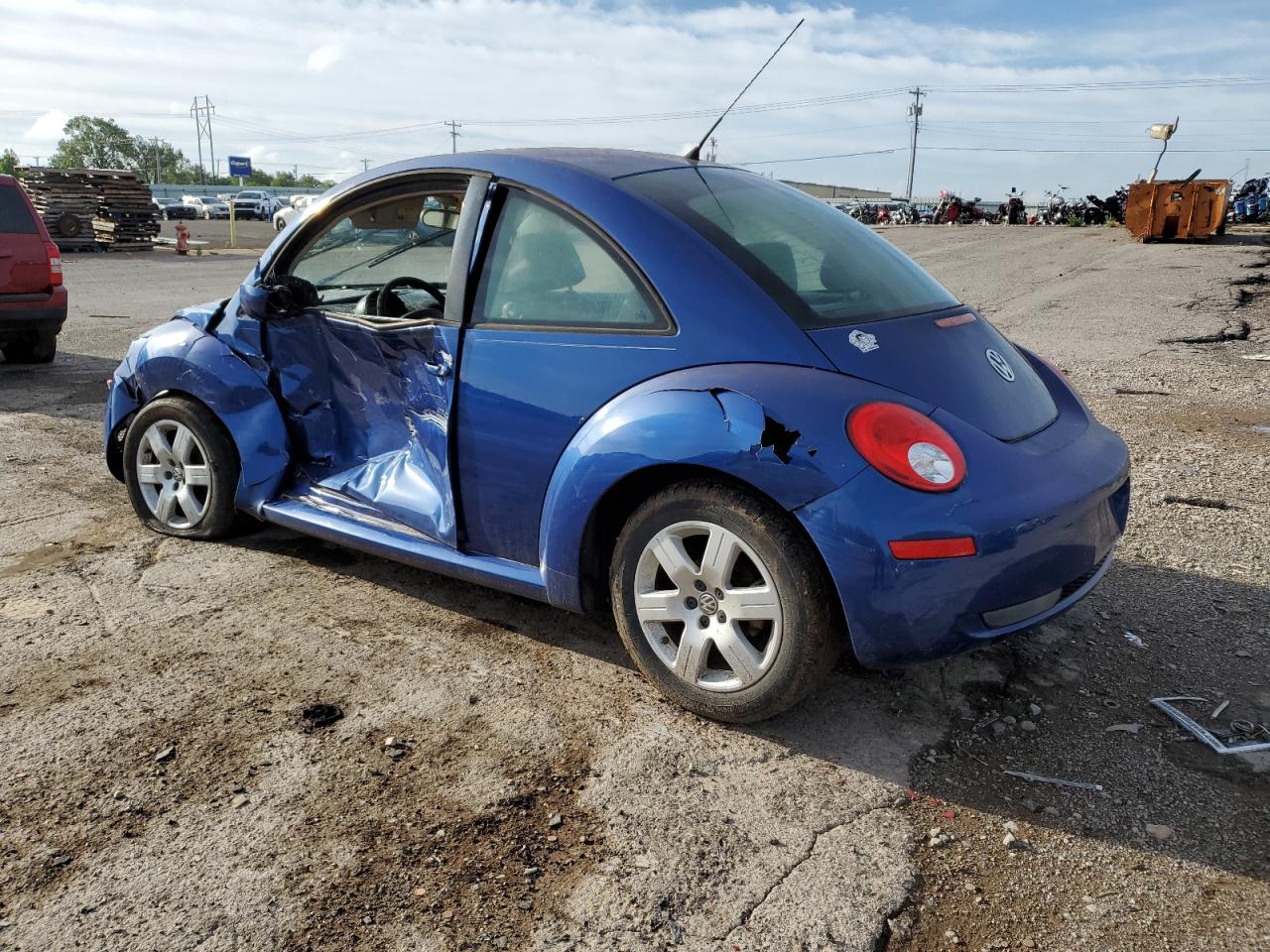 2007 Volkswagen Beetle VIN 3VWPW31C97M516885 Copart auction photo, all over damage thumbnail 2
