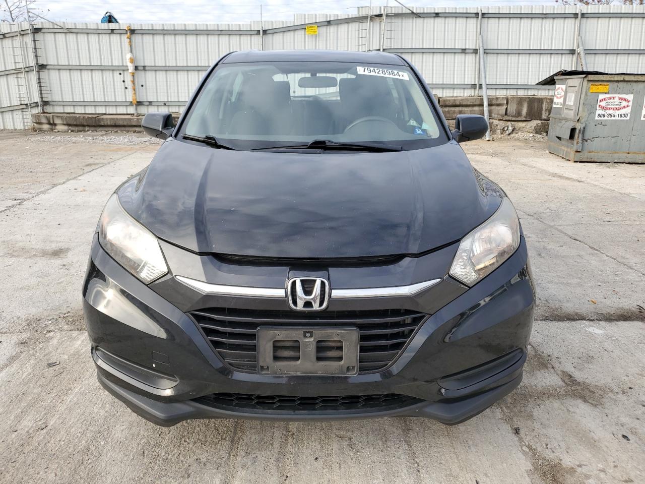 2016 Honda HR-V VIN 3CZRU6H36GM718151 Copart auction photo, rear end damage thumbnail 5