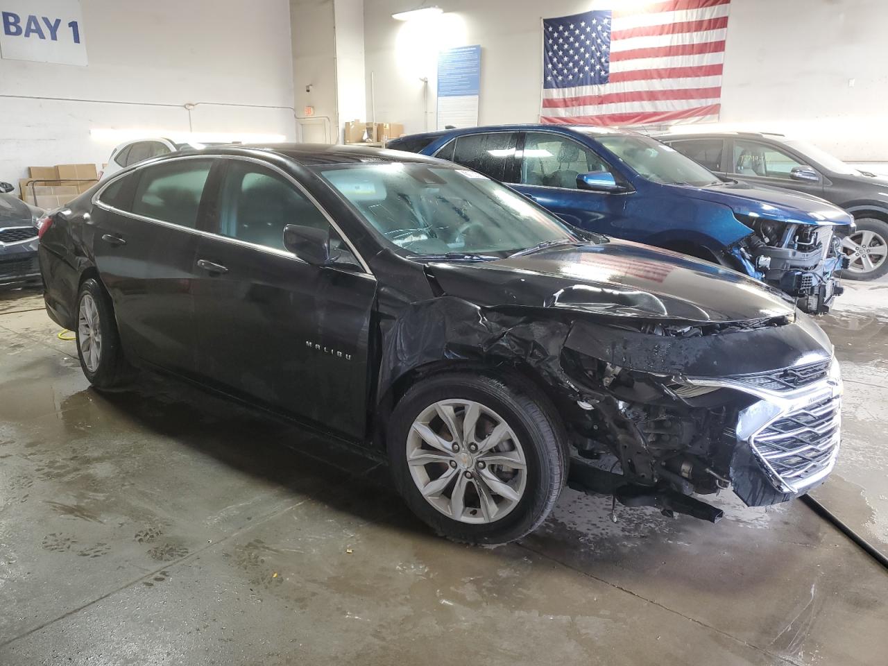 2023 Chevrolet Malibu VIN 1G1ZD5ST2PF185071 Copart auction photo, front end / side damage thumbnail 4