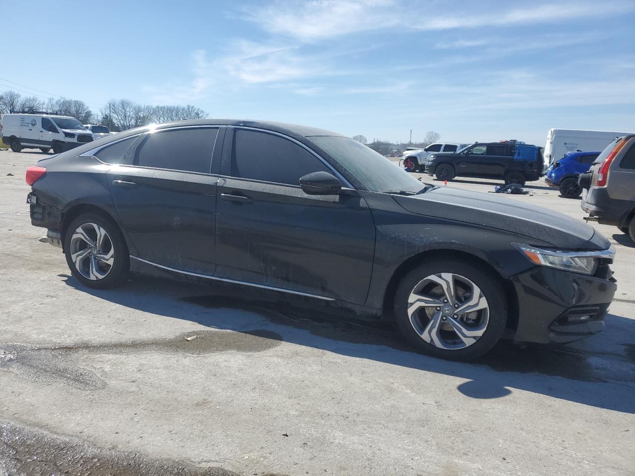 2019 Honda Accord VIN 1HGCV1F56KA038306 Copart auction photo, all over damage thumbnail 4