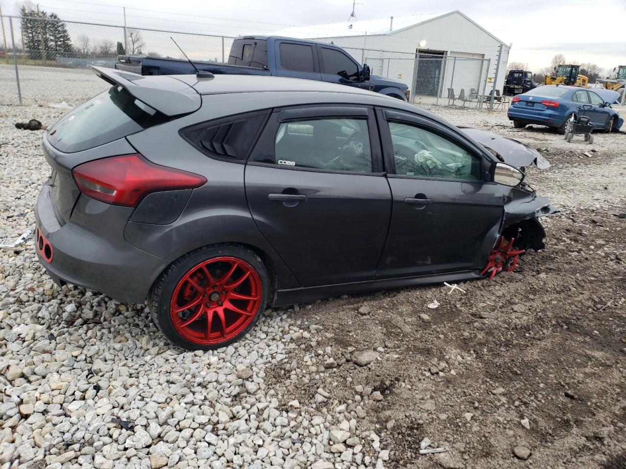 2018 Ford Focus VIN 1FADP3L90JL215926 Copart auction photo, front end / rear end damage thumbnail 3