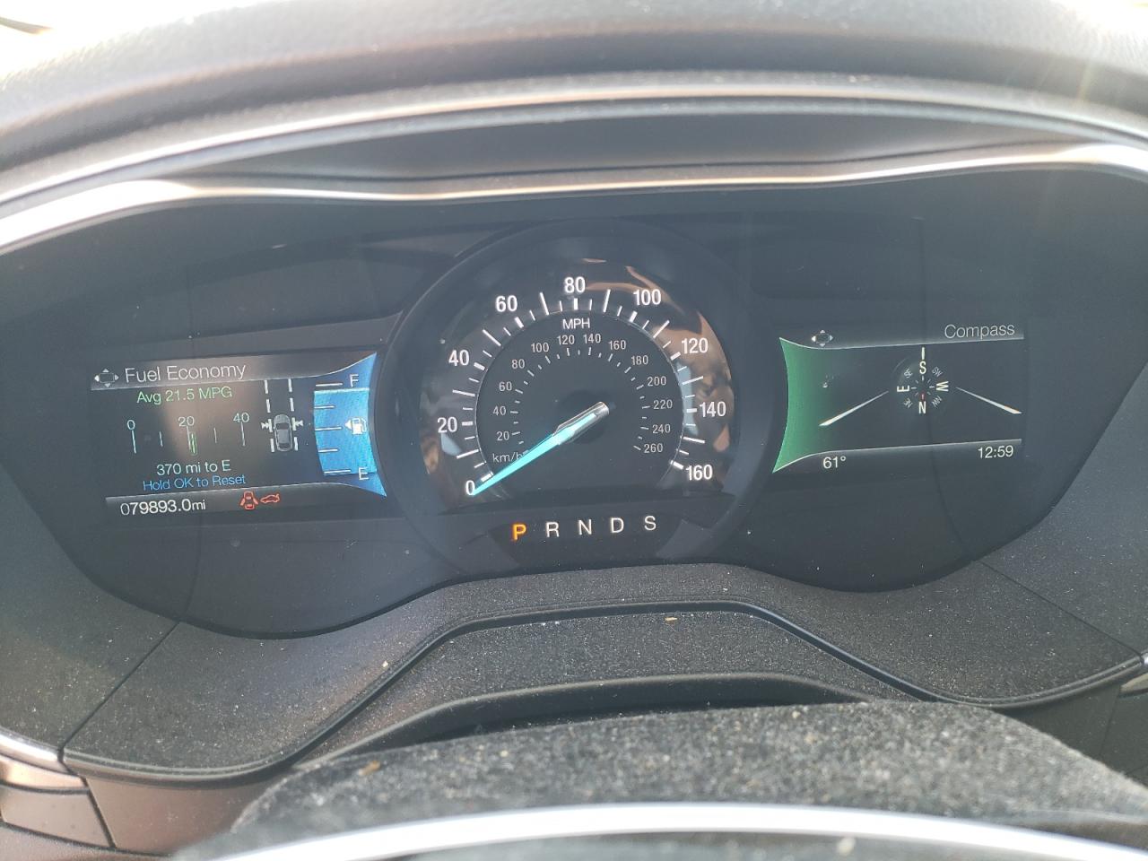 2019 Ford Fusion VIN 3FA6P0T92KR217056 Copart auction photo, rear end / all over damage thumbnail 9