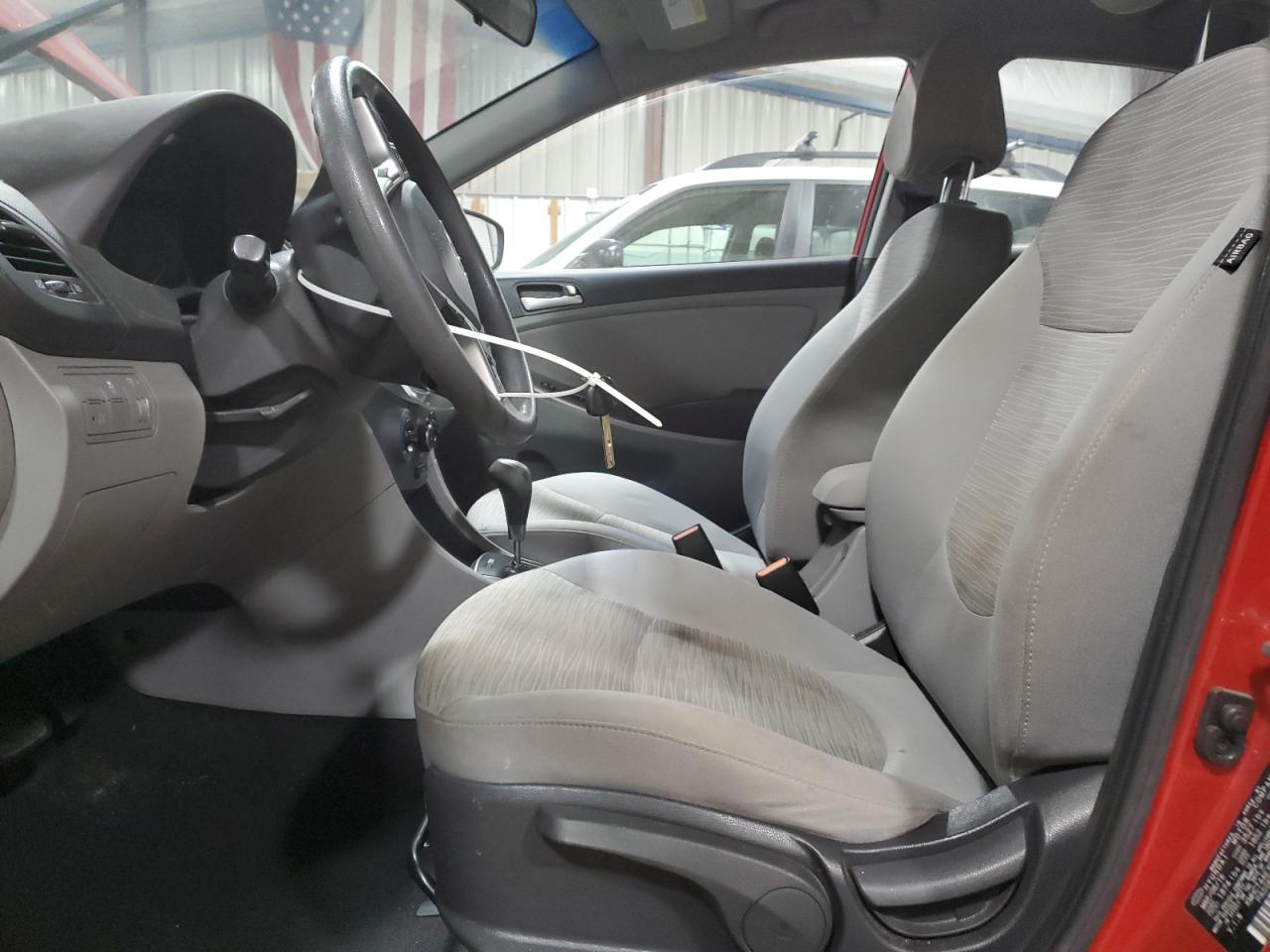 2016 Hyundai Accent VIN KMHCT4AEXGU115886 Copart auction photo, front end damage thumbnail 7