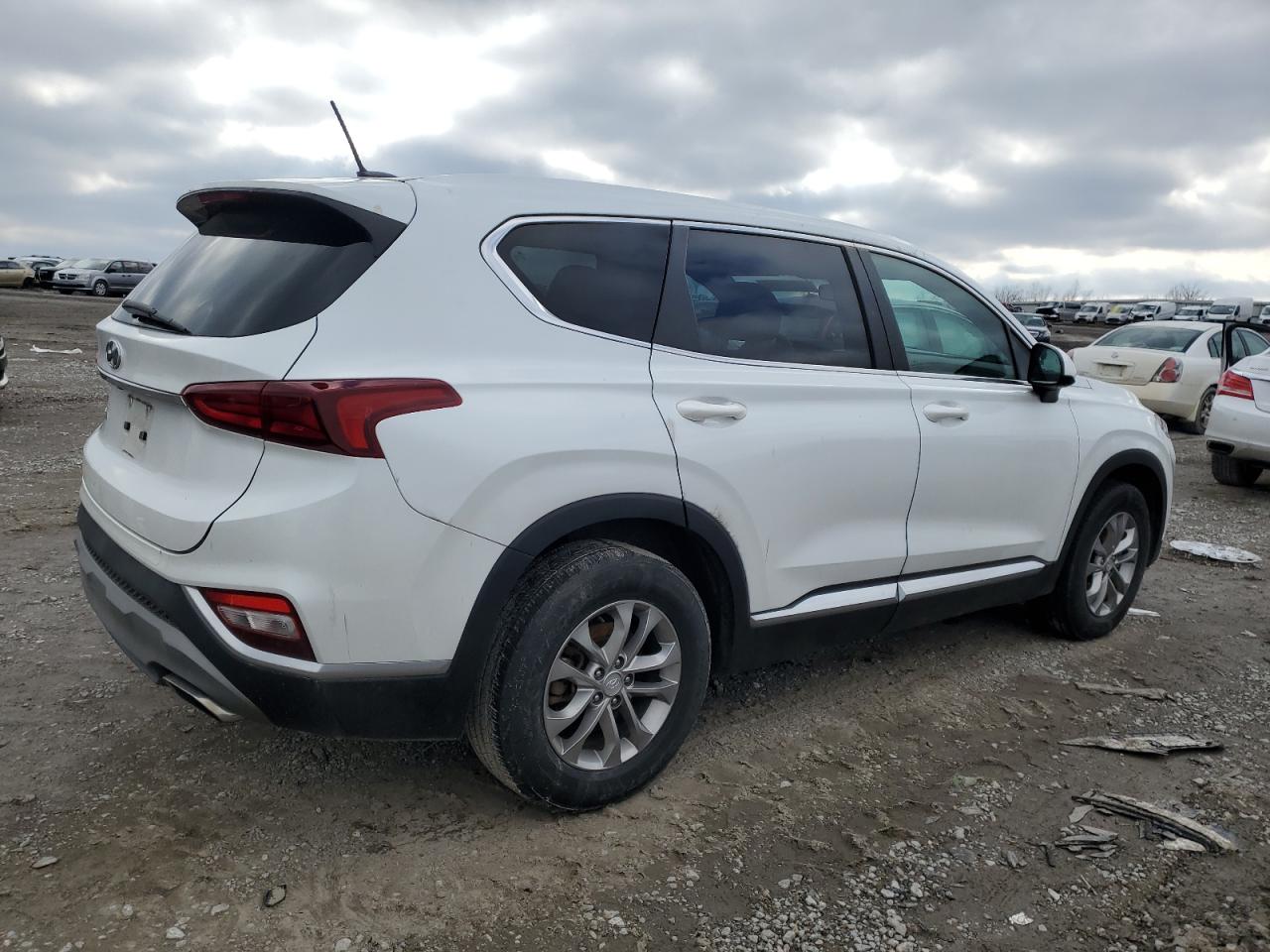 2019 Hyundai Santa Fe VIN 5NMS23AD3KH070942 Copart auction photo, minor dent/scratches damage thumbnail 3
