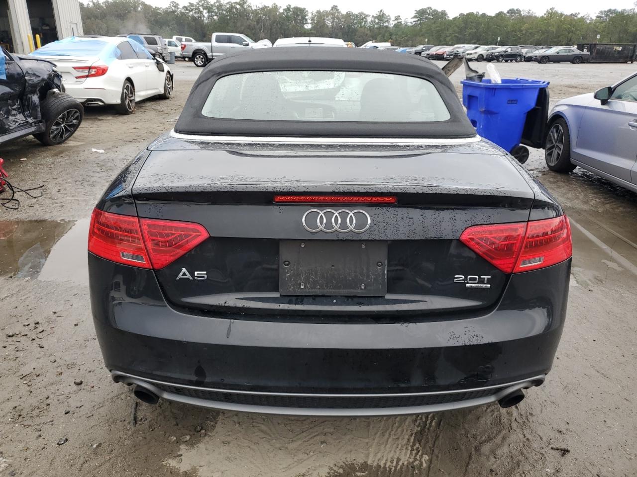 2015 Audi A5 VIN WAUMFAFH8FN000775 Copart auction photo, water/flood damage thumbnail 6