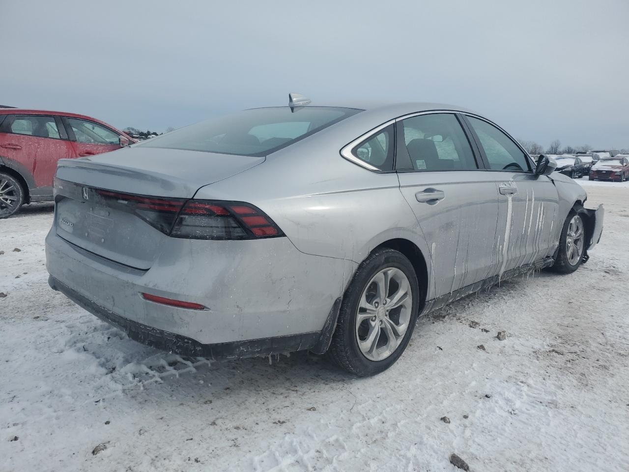 2023 Honda Accord VIN 1HGCY1F24PA014610 Copart auction photo, front end / minor dent/scratches damage thumbnail 3