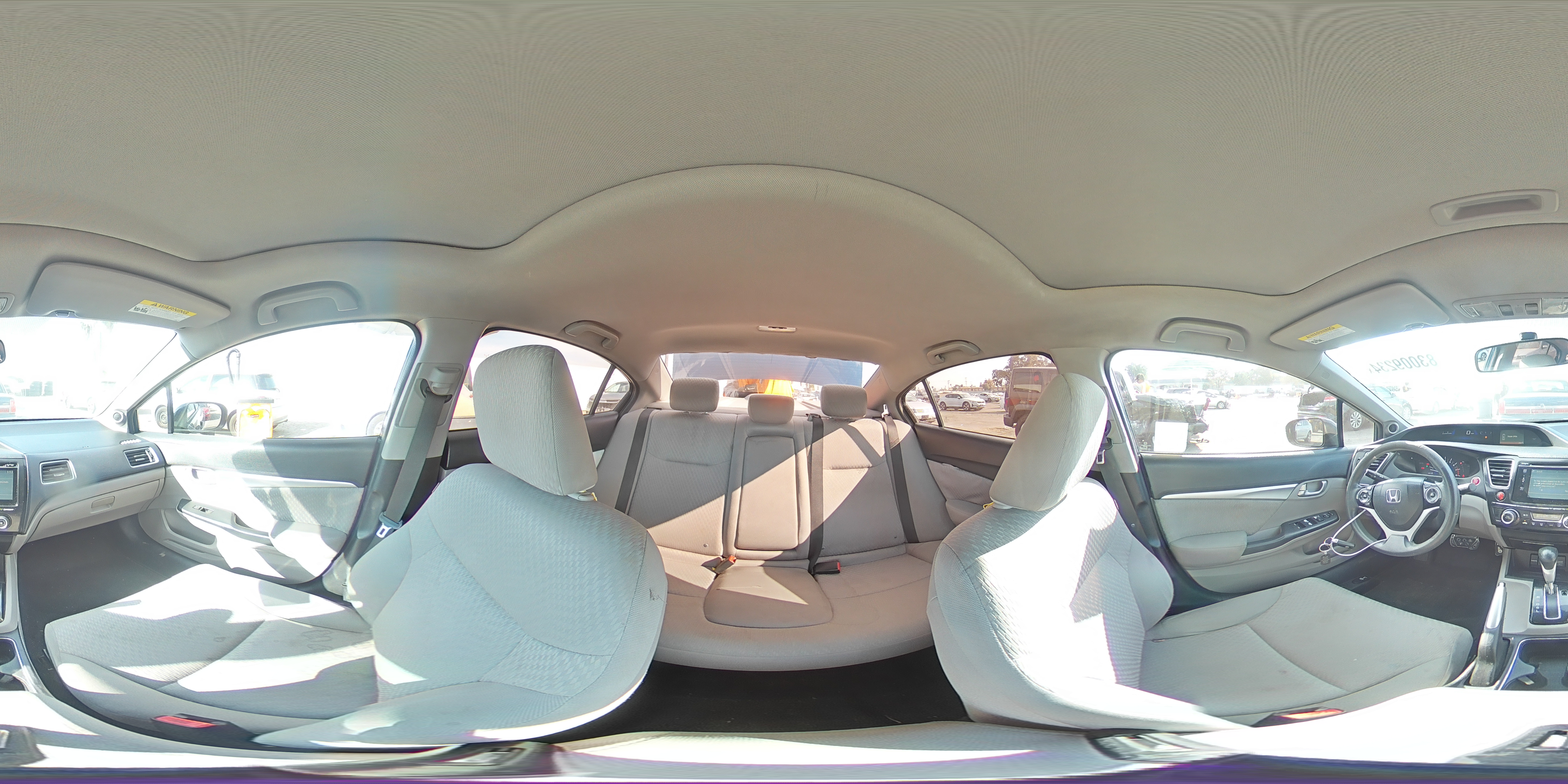 2014 Honda Civic VIN 19XFB2F88EE217789 Copart auction photo, rear end / minor dent/scratches damage thumbnail 13