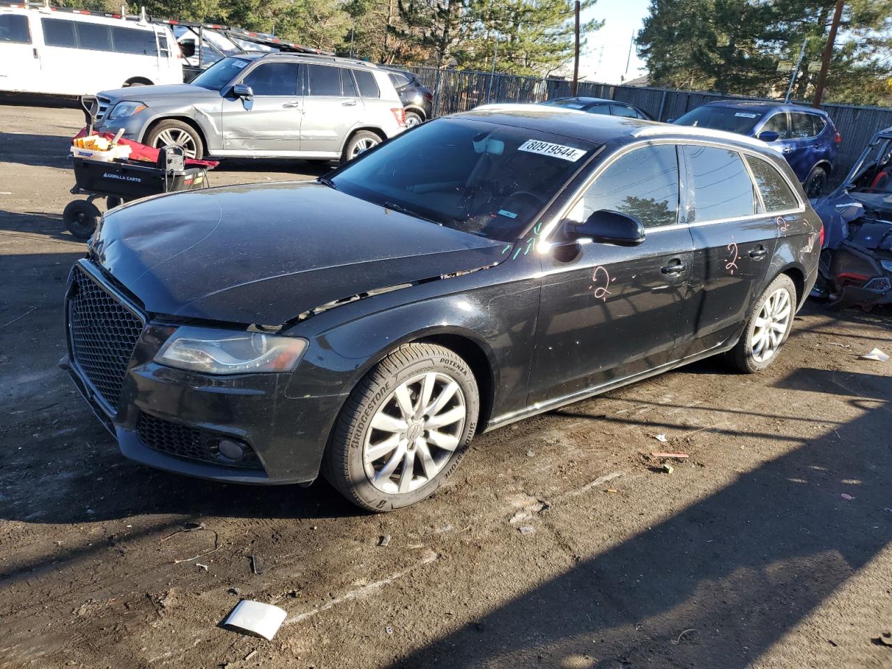 2010 Audi A4 VIN WAUWFAFL8AA008033
