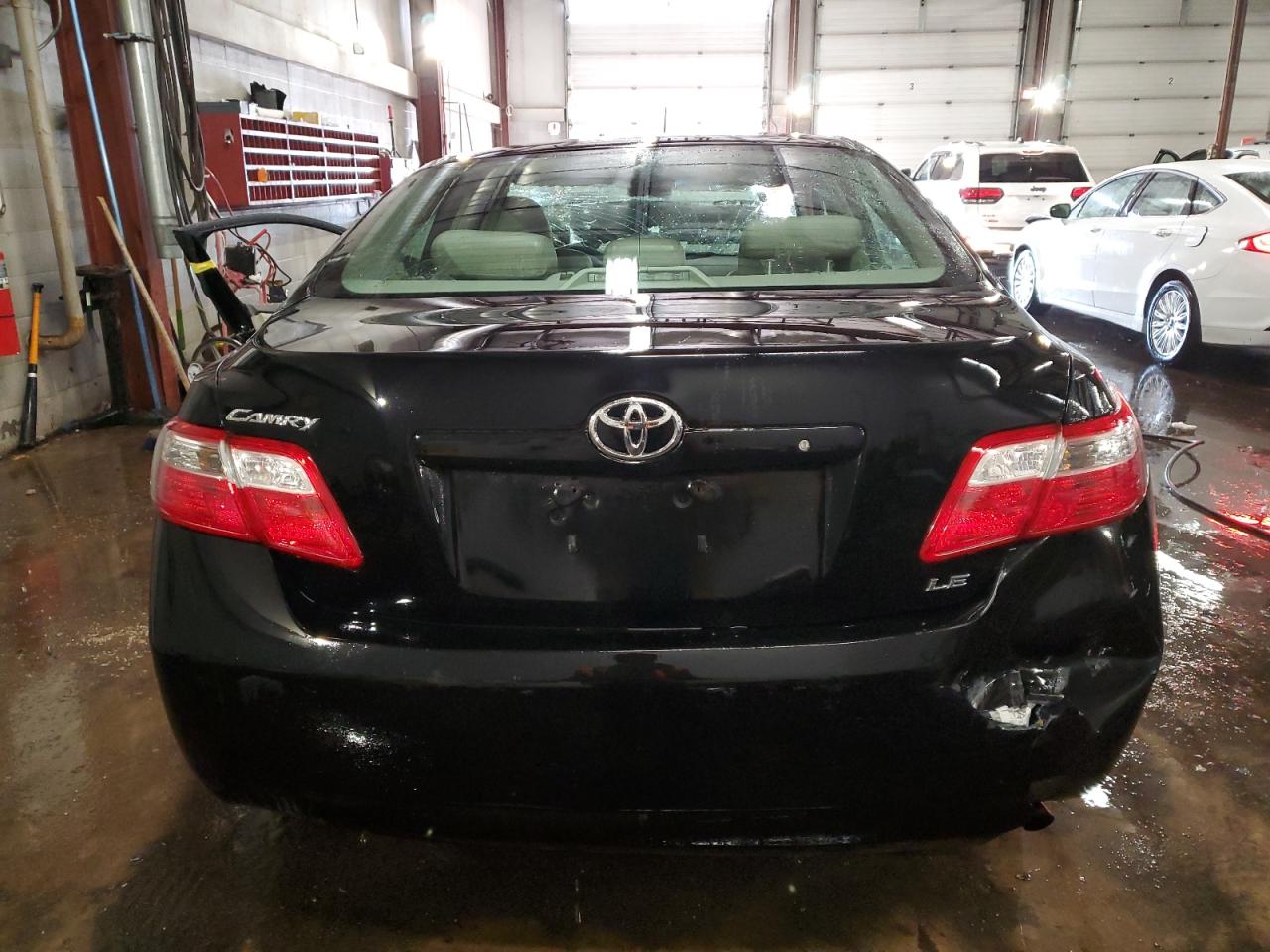 2007 Toyota Camry VIN 4T1BE46K87U555724 Copart auction photo, front end / side damage thumbnail 6