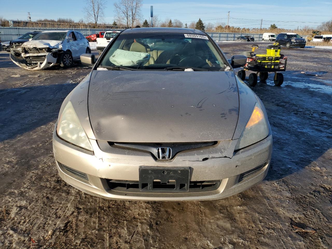 2003 Honda Accord VIN 1HGCM82693A038005 Copart auction photo, front end damage thumbnail 5