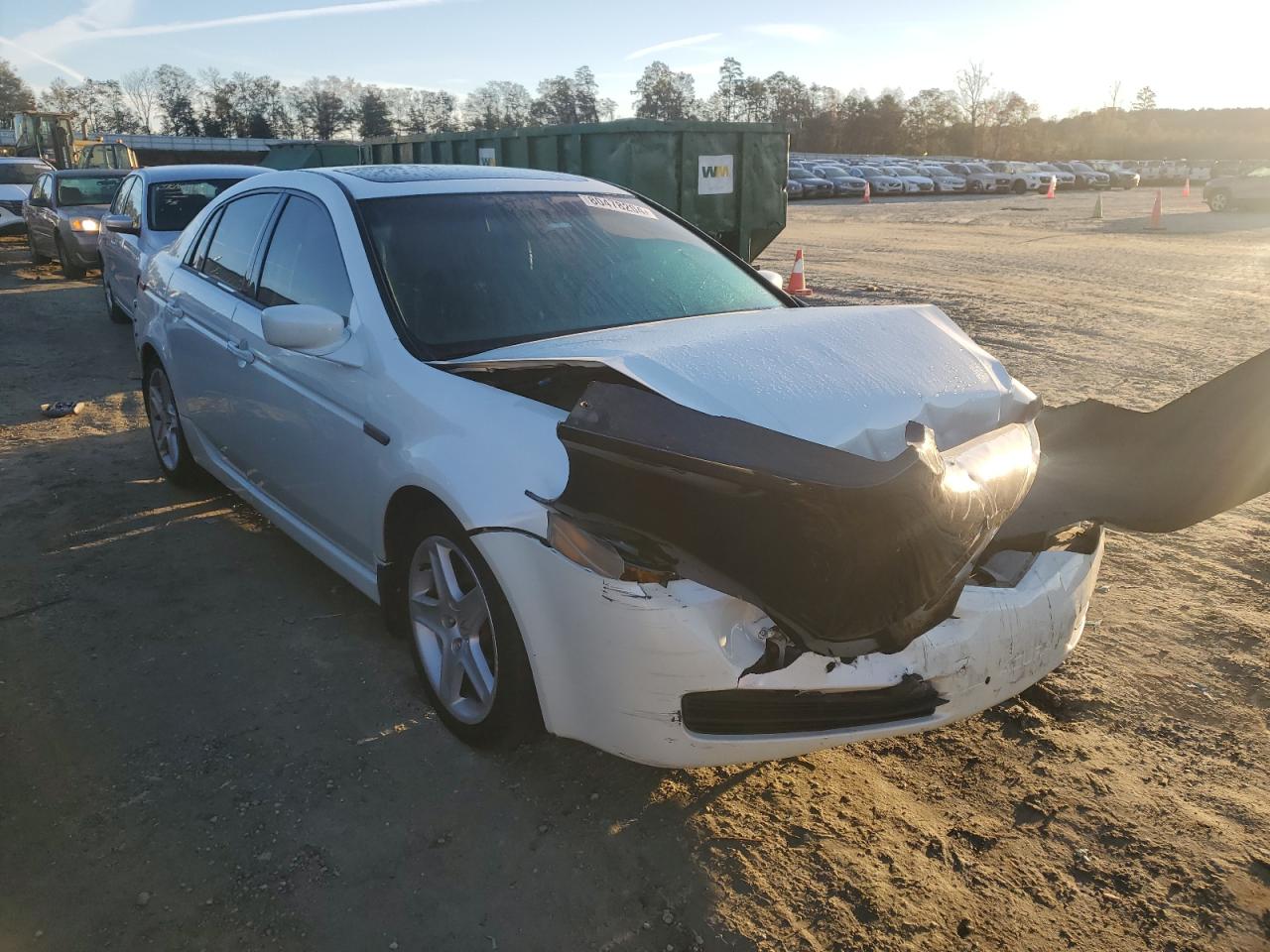 2005 Acura TL VIN 19UUA66295A043295 Copart auction photo, front end / rear end damage thumbnail 4