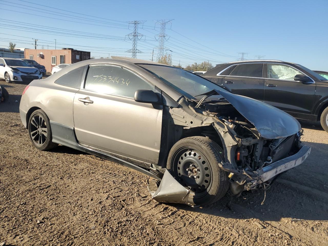 2006 Honda Civic VIN 2HGFG12836H570725 Copart auction photo, front end / side damage thumbnail 4