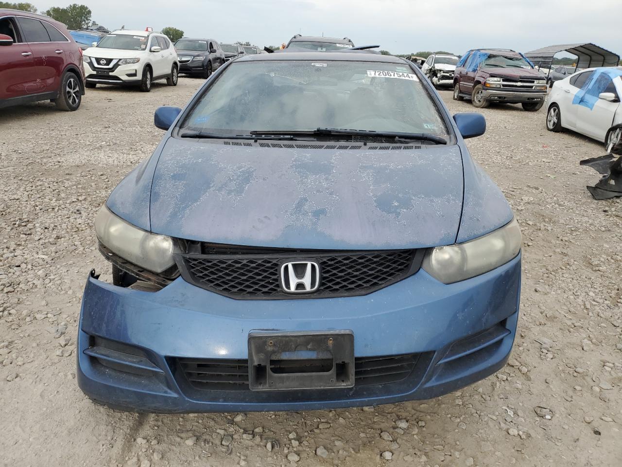 2010 Honda Civic VIN 2HGFG1B62AH521247 Copart auction photo, rear end / front end damage thumbnail 5