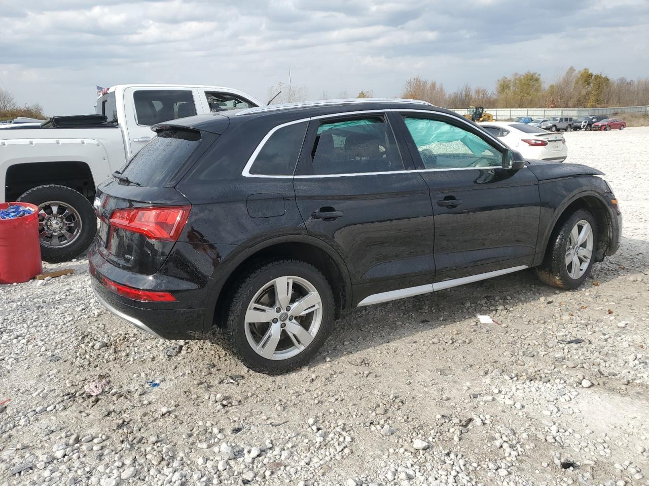 2019 Audi Q5 VIN WA1ANAFY9K2073409 Copart auction photo, front end / side damage thumbnail 3
