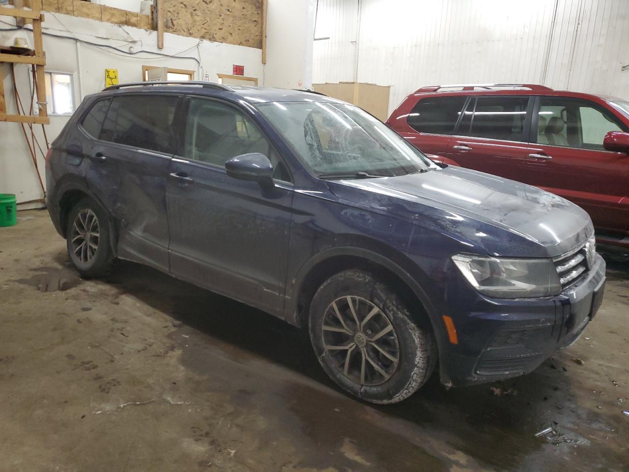 2021 Volkswagen Tiguan VIN 3VV0B7AX3MM142099 Copart auction photo, side / rear end damage thumbnail 4
