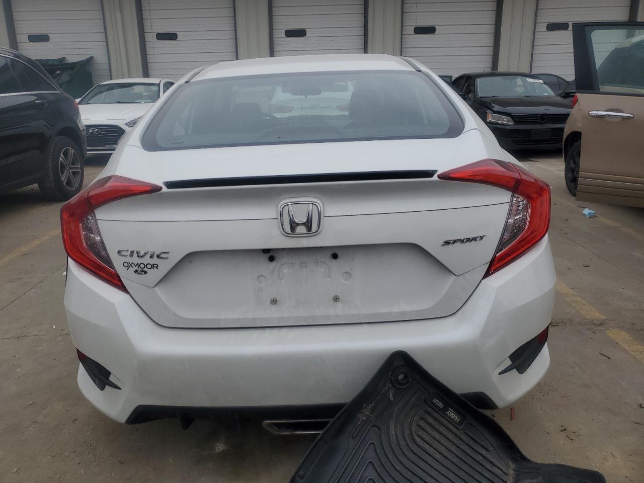 2020 Honda Civic VIN 2HGFC2F8XLH589148 Copart auction photo, front end / side damage thumbnail 6