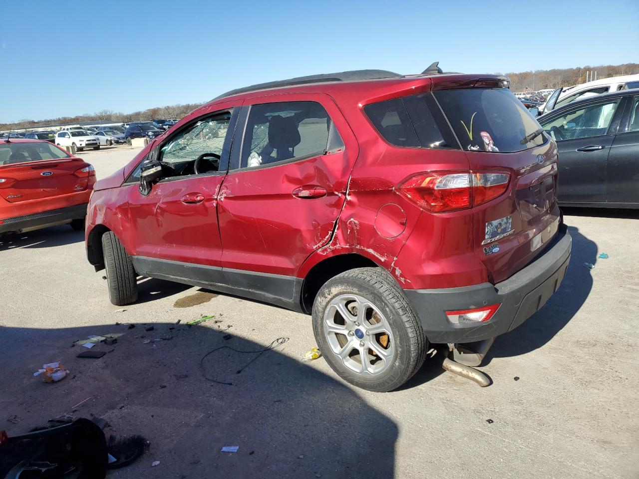 2019 Ford EcoSport VIN MAJ6S3GL9KC269143 Copart auction photo, all over damage thumbnail 2