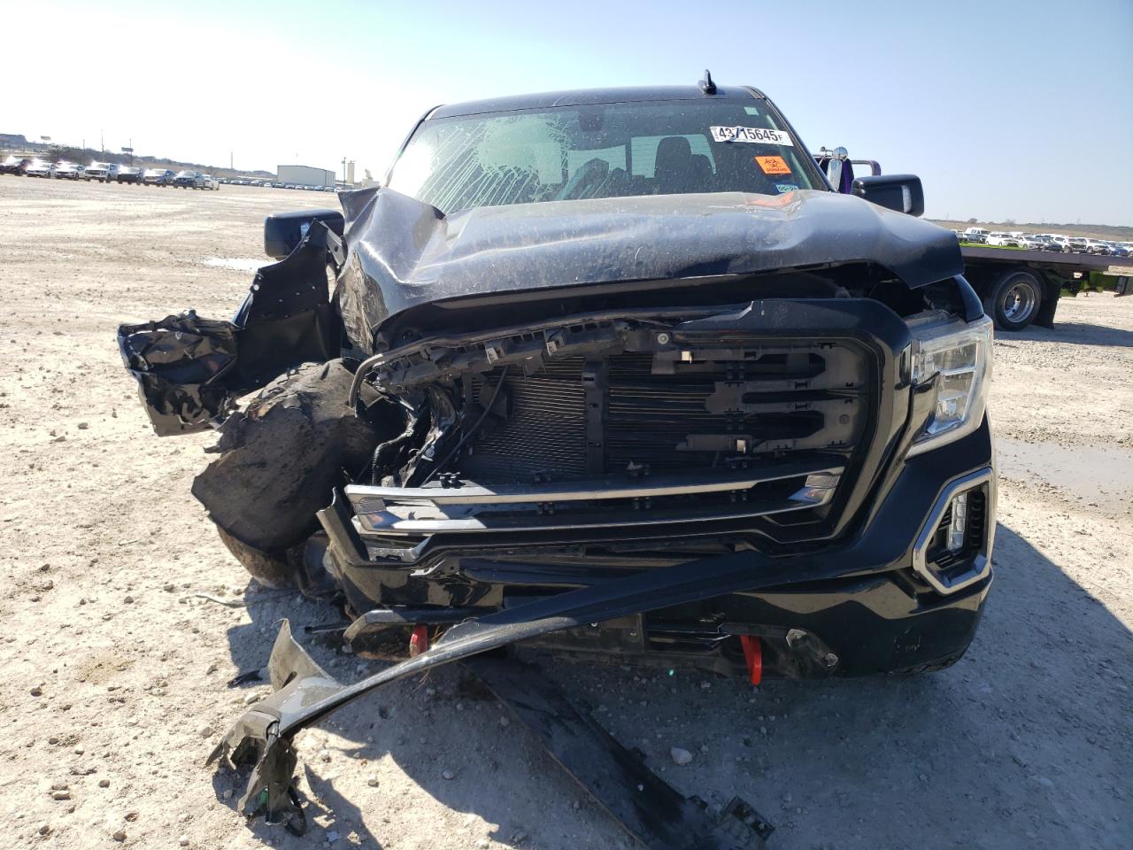 2021 GMC Sierra VIN 3GTP9EED0MG365003 Copart auction photo, front end damage thumbnail 5