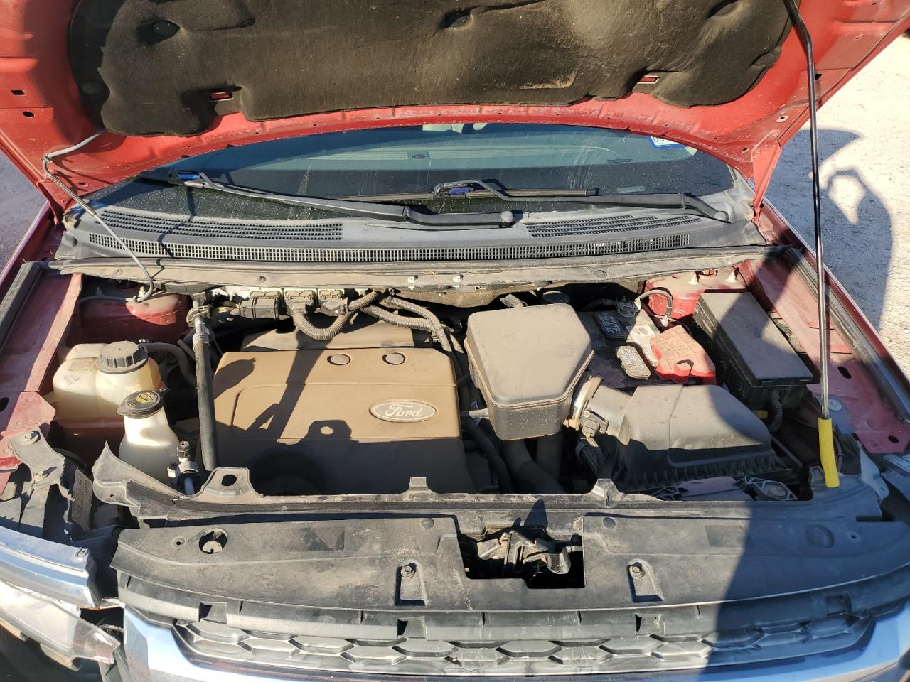 2014 Ford Edge VIN 2FMDK4JC6EBA84175 Copart auction photo, front end damage thumbnail 14