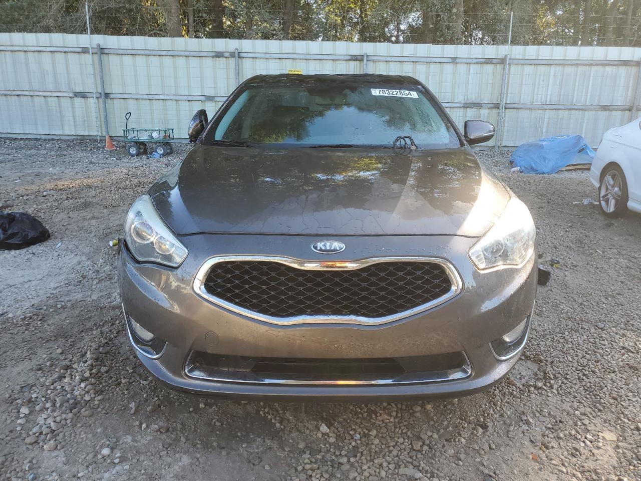 2014 KIA Cadenza VIN KNALN4D72E5127689 Copart auction photo, top/roof damage thumbnail 5