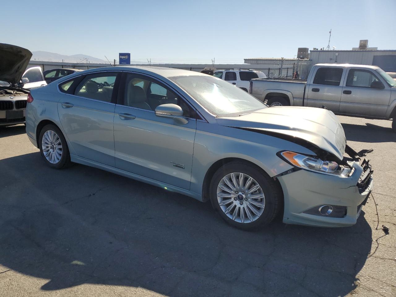 2013 Ford Fusion VIN 3FA6P0PU4DR351553 Copart auction photo, front end damage thumbnail 4