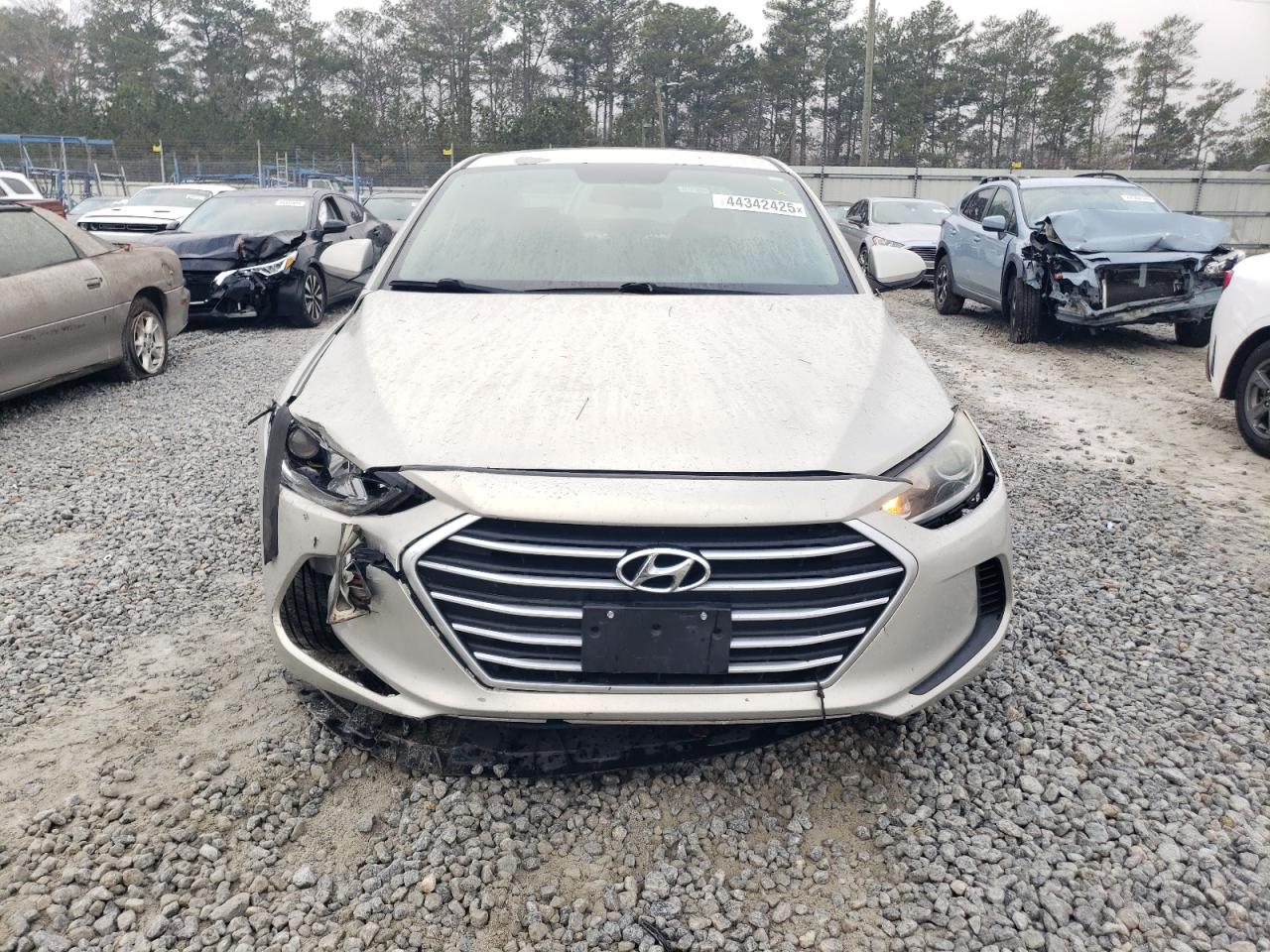 2017 Hyundai Elantra VIN 5NPD74LF8HH164776 Copart auction photo, front end / minor dent/scratches damage thumbnail 5