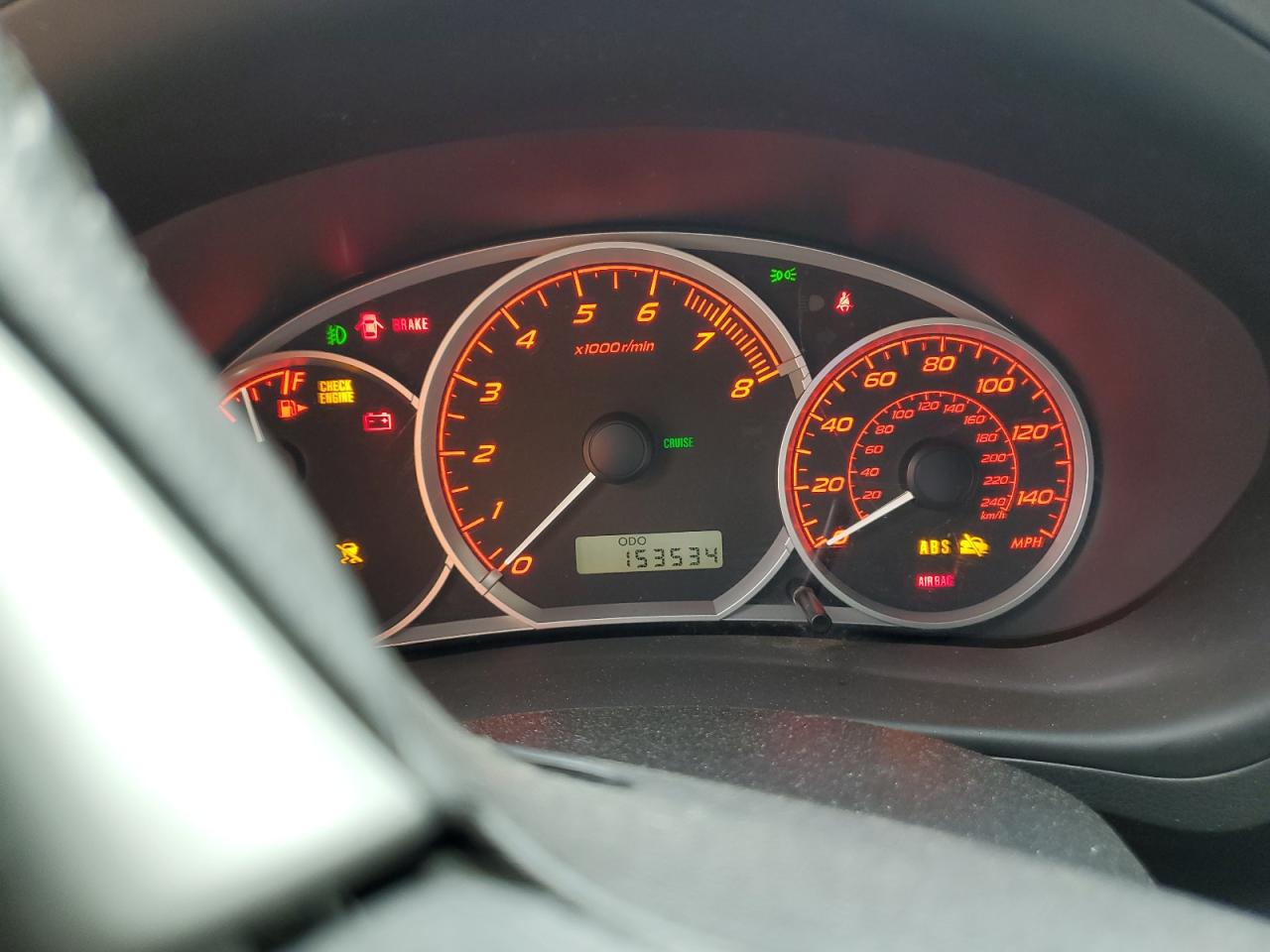 2008 Subaru WRX VIN JF1GH75678G812126 Copart auction photo, all over damage thumbnail 9