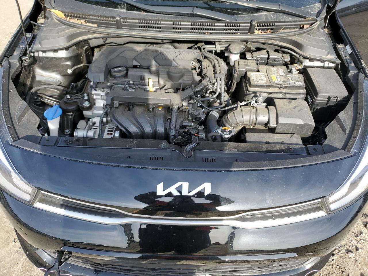2022 KIA Rio VIN 3KPA24ADXNE476147 Copart auction photo, all over damage thumbnail 11