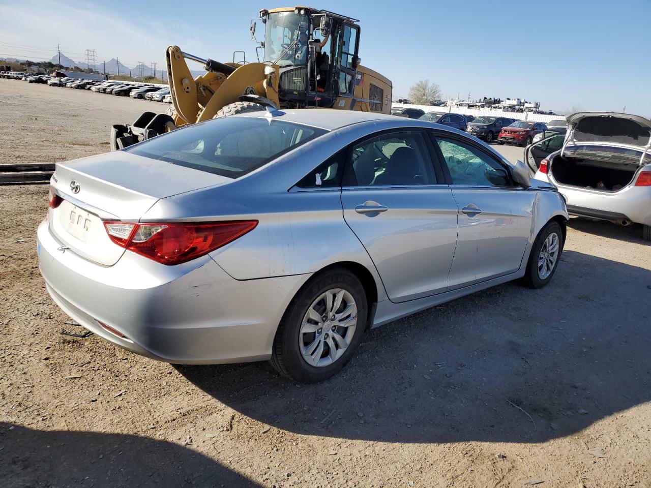 2012 Hyundai Sonata VIN 5NPEB4AC1CH485594 Copart auction photo, front end / water/flood damage thumbnail 3