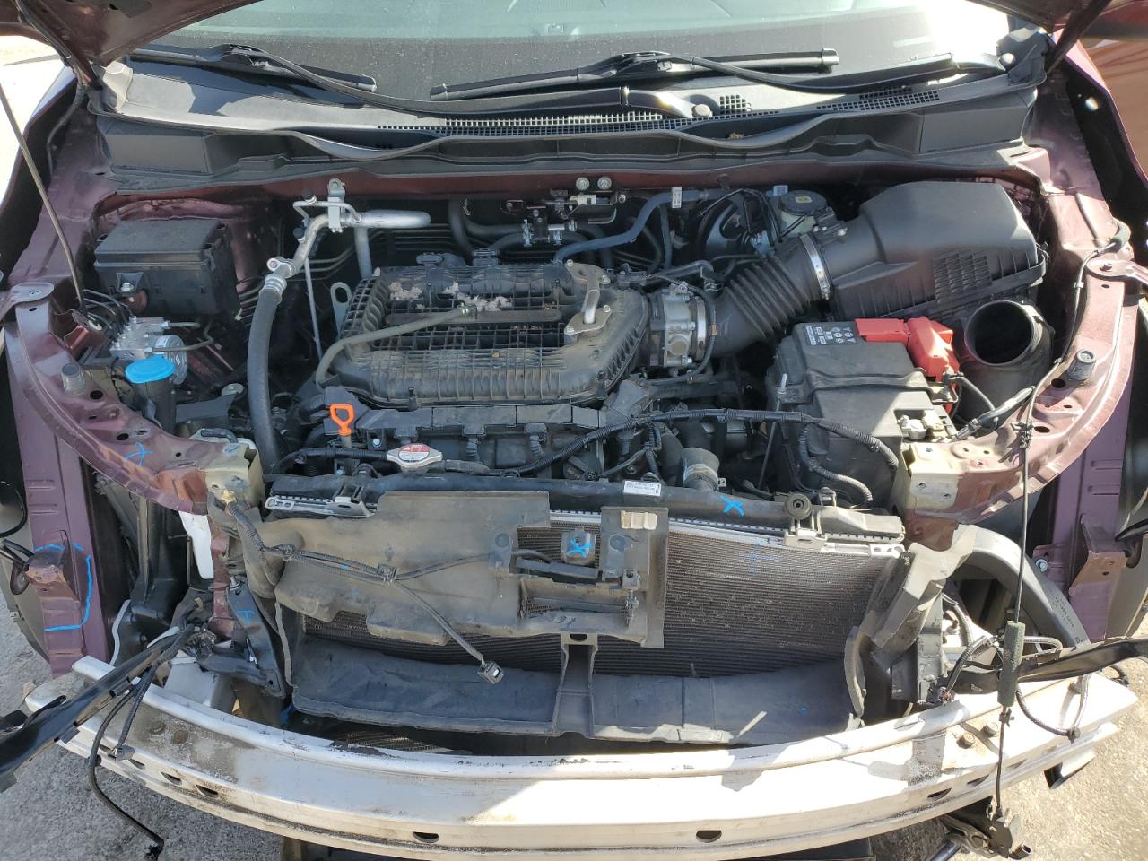 2018 Honda Odyssey VIN 5FNRL6H81JB076891 Copart auction photo, front end damage thumbnail 12
