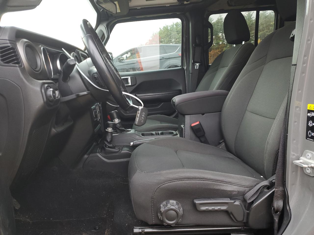 2020 Jeep Wrangler VIN 1C4HJXDG0LW178234 Copart auction photo, side damage thumbnail 7