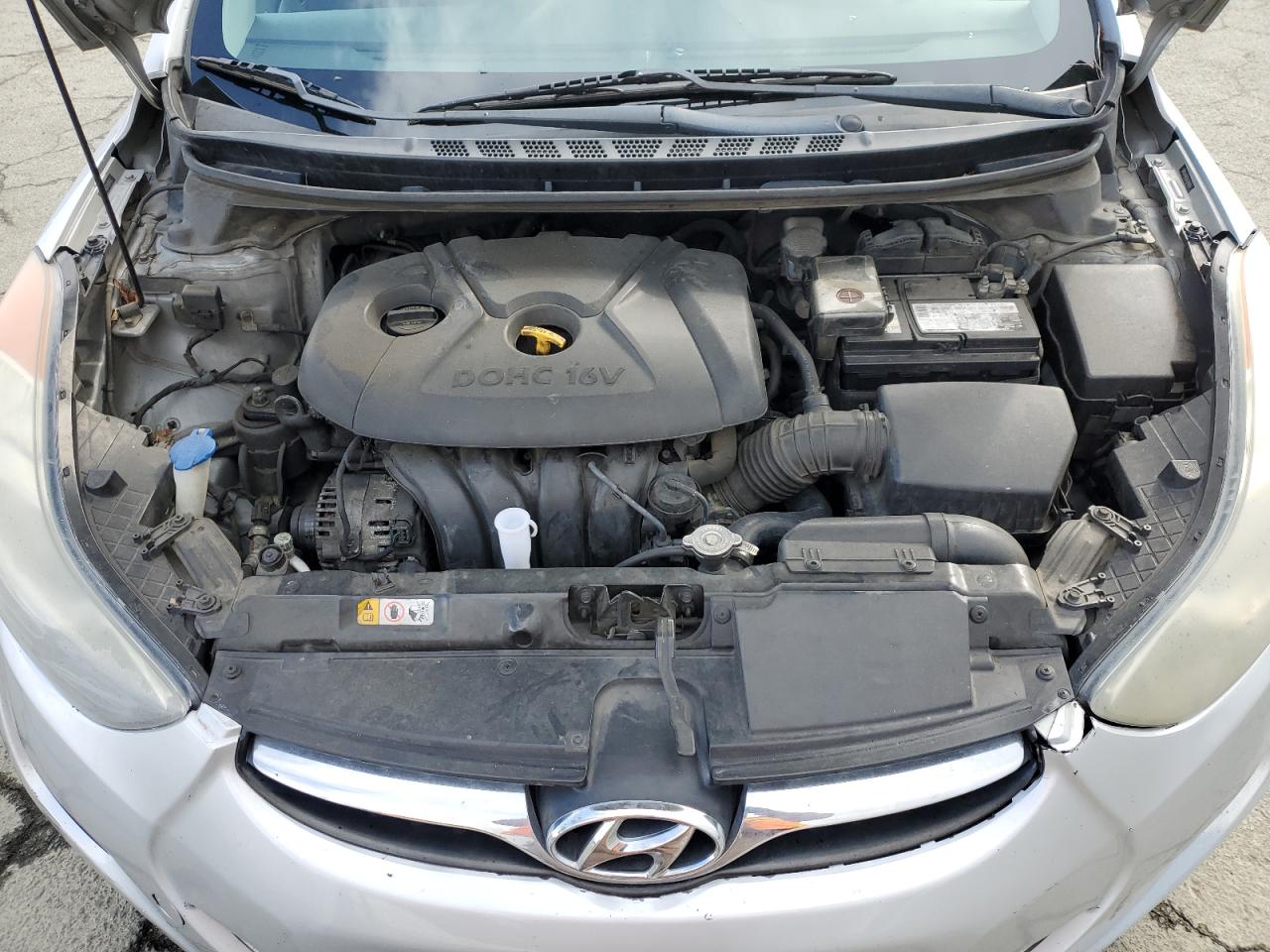2013 Hyundai Elantra VIN 5NPDH4AE1DH341055 Copart auction photo, mechanical damage thumbnail 11