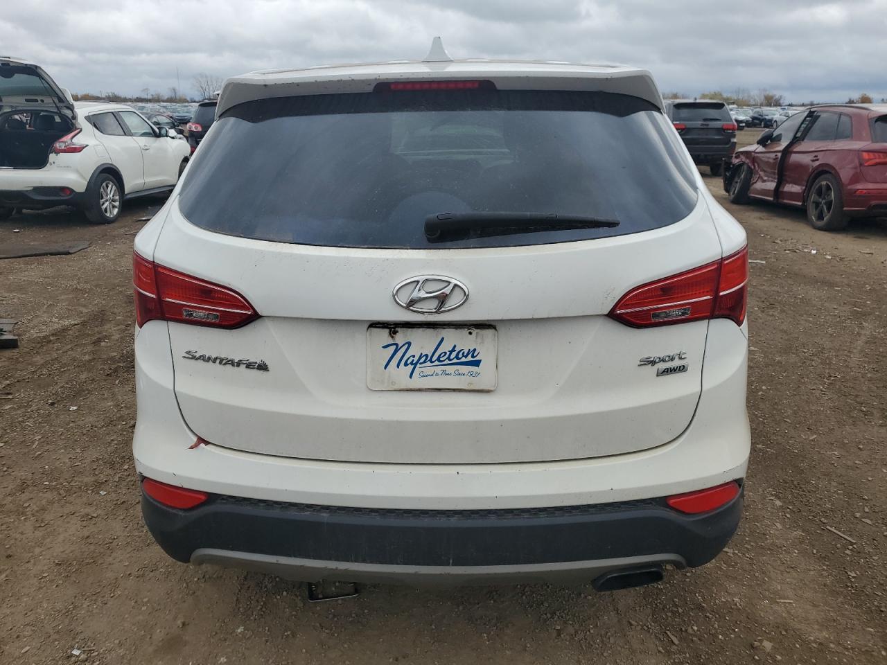 2015 Hyundai Santa Fe VIN 5XYZTDLB3FG290840 Copart auction photo, front end damage thumbnail 6