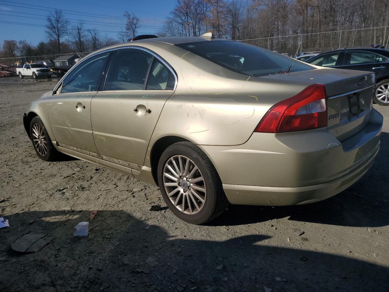 2007 Volvo S80 VIN YV1AS982671021488 Copart auction photo, side damage thumbnail 2