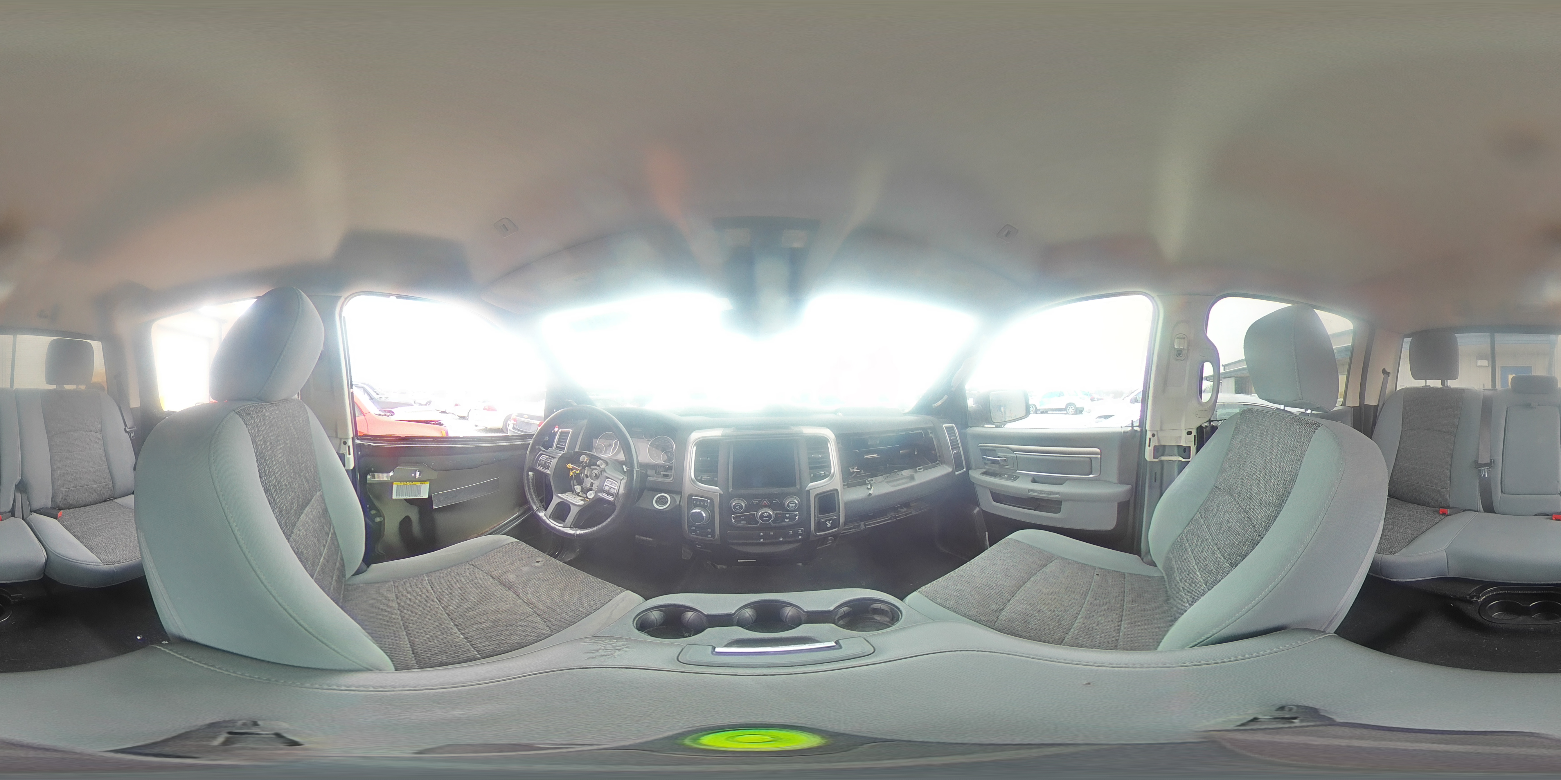 2019 RAM 1500 VIN 1C6RR7LT8KS580219 Copart auction photo, front end / stripped damage thumbnail 15