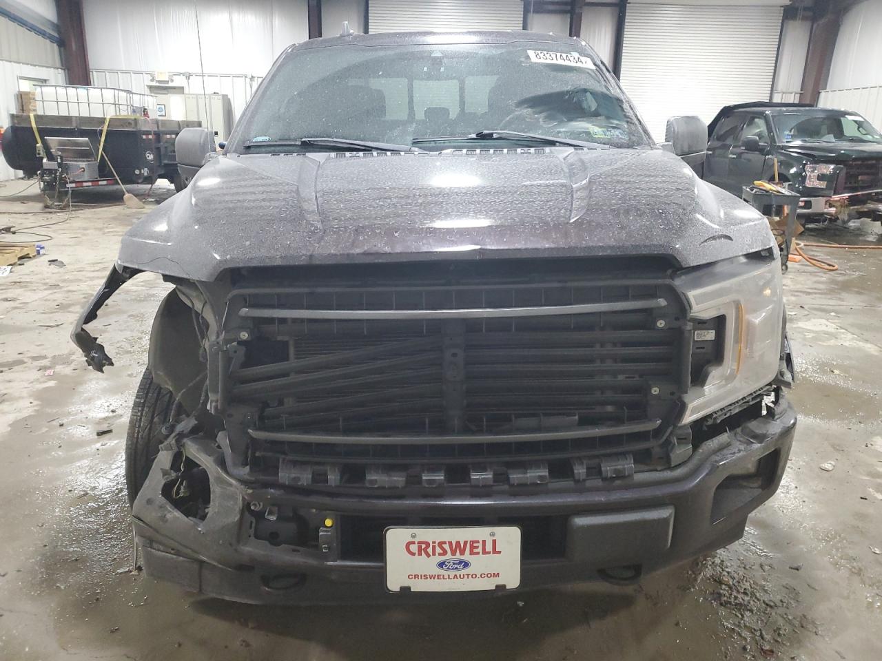 2020 Ford F-150 VIN 1FTEW1EP2LKE56803 Copart auction photo, front end / side damage thumbnail 5