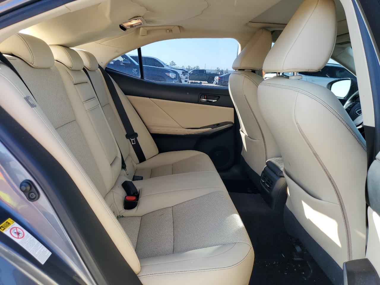 2014 Lexus IS VIN JTHBF1D2XE5037039 Copart auction photo, top/roof / minor dent/scratches damage thumbnail 10