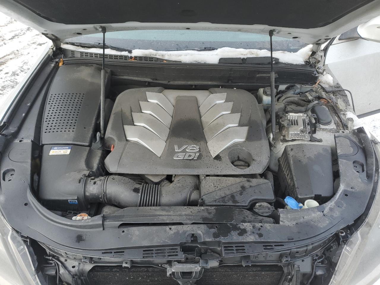 2014 Hyundai Equus VIN KMHGH4JH6EU073808 Copart auction photo, front end damage thumbnail 11