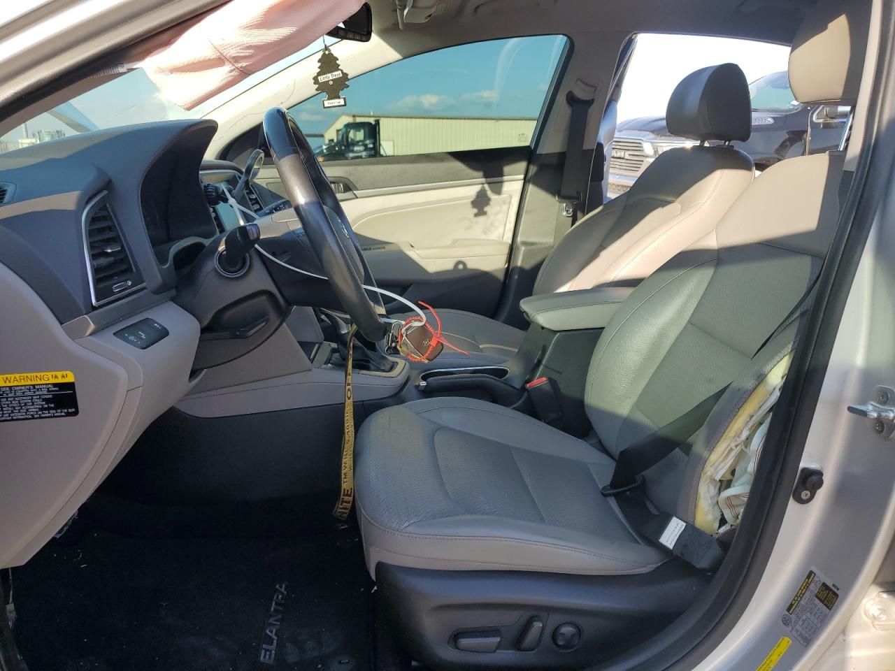2018 Hyundai Elantra VIN KMHD84LF5JU537115 Copart auction photo, hail / all over damage thumbnail 7