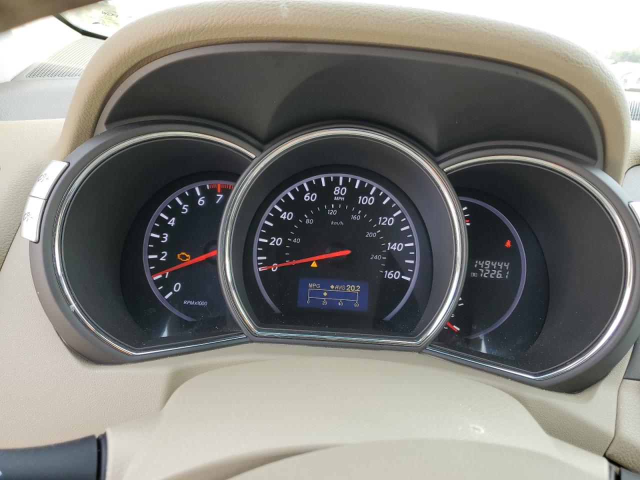 2012 Nissan Murano VIN JN8AZ1MUXCW118950 Copart auction photo, front end damage thumbnail 9