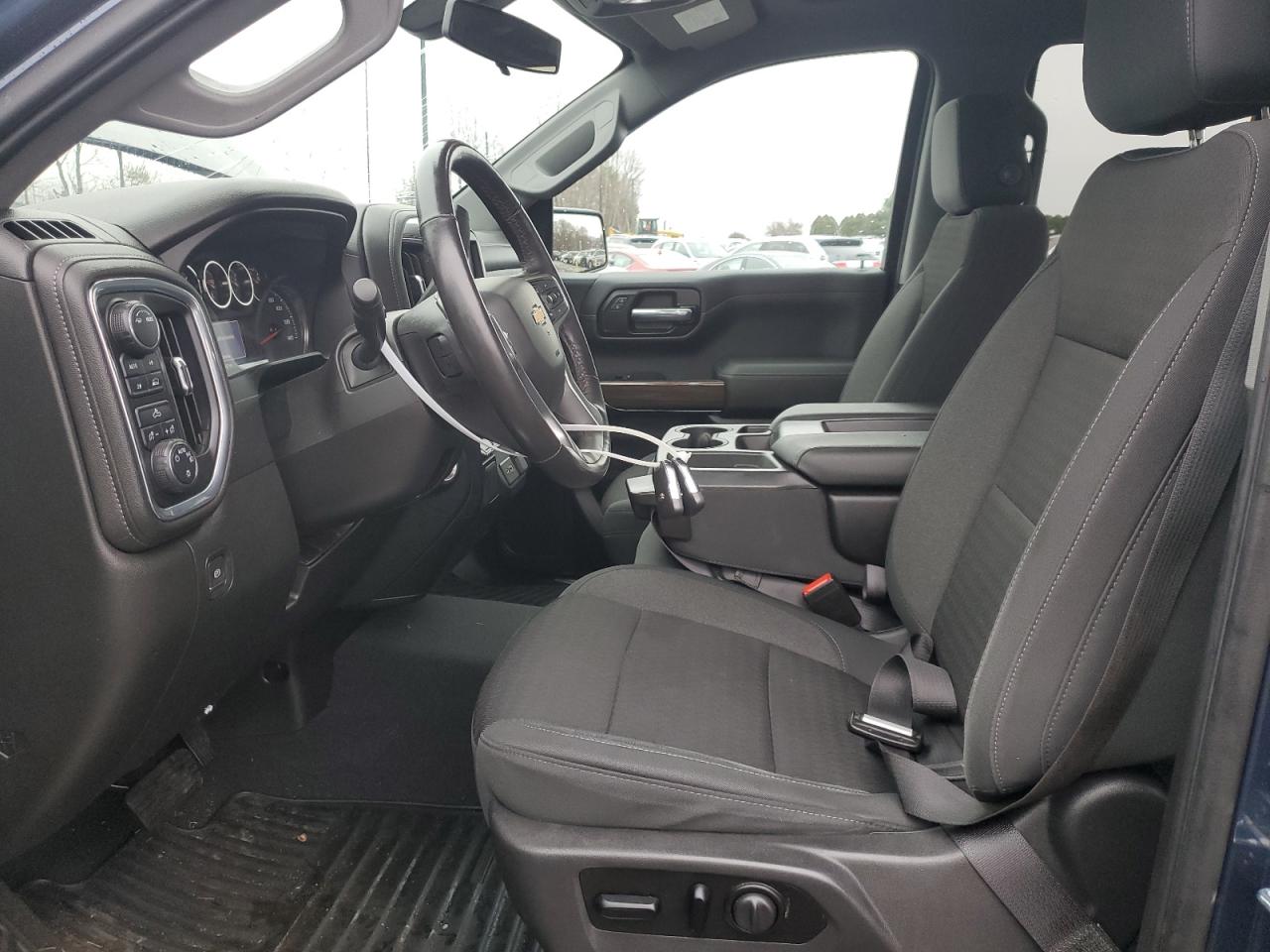 2021 Chevrolet Silverado VIN 1GCRYJEK0MZ342369 Copart auction photo, top/roof damage thumbnail 7