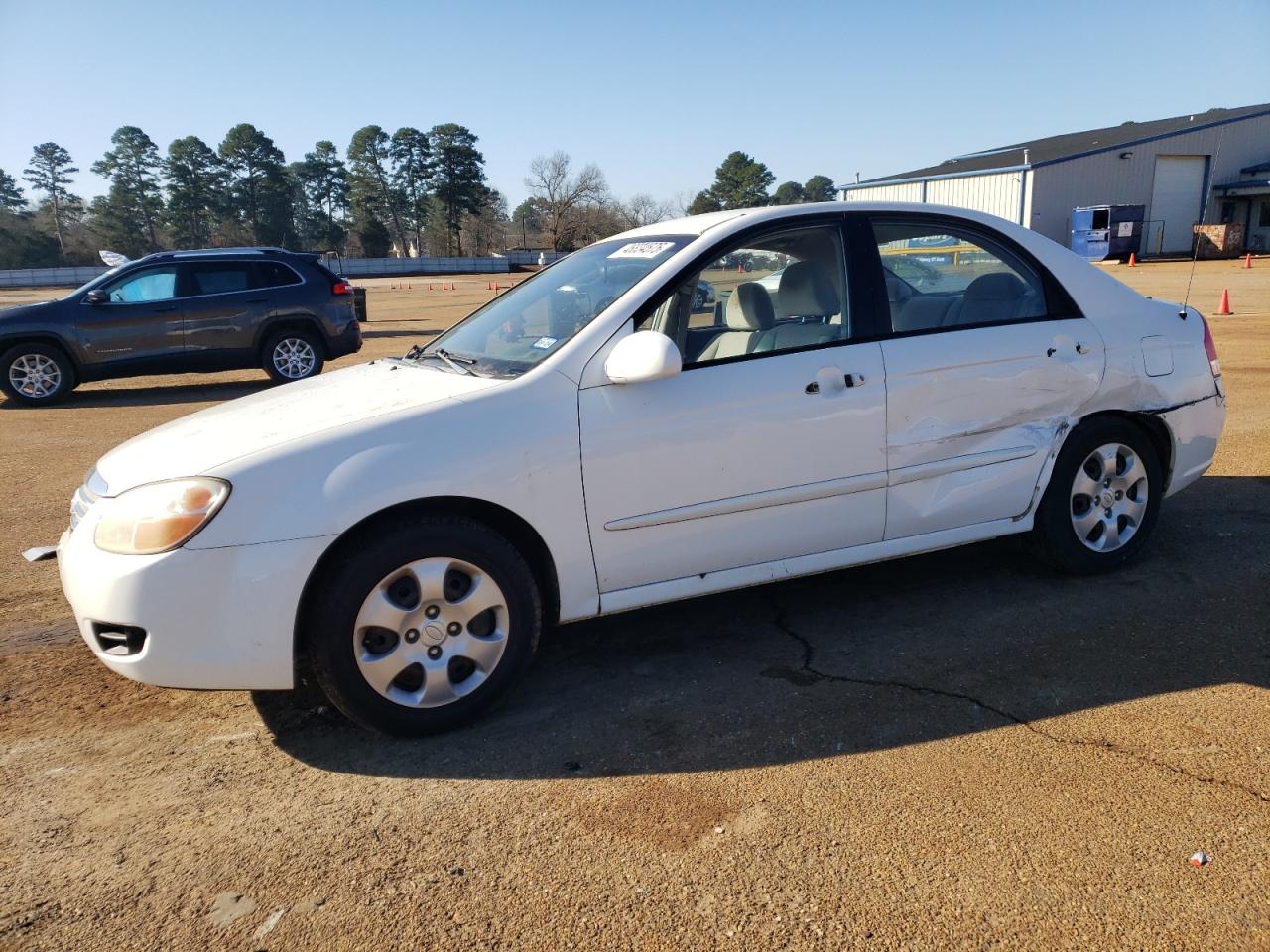 2007 KIA Spectra VIN KNAFE121875450478