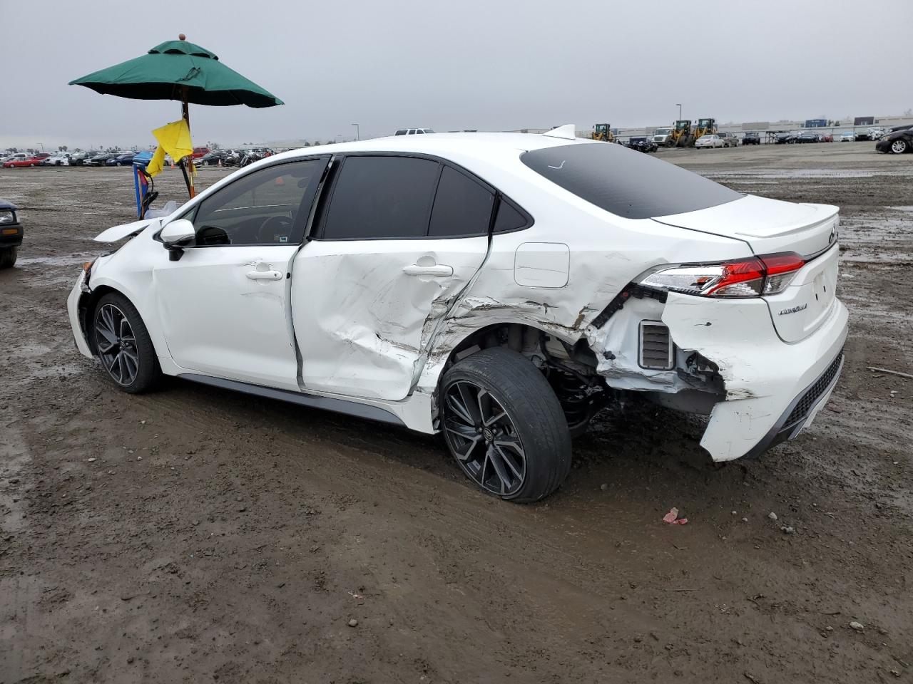 2020 Toyota Corolla VIN JTDP4RCEXLJ031530 Copart auction photo, all over damage thumbnail 2