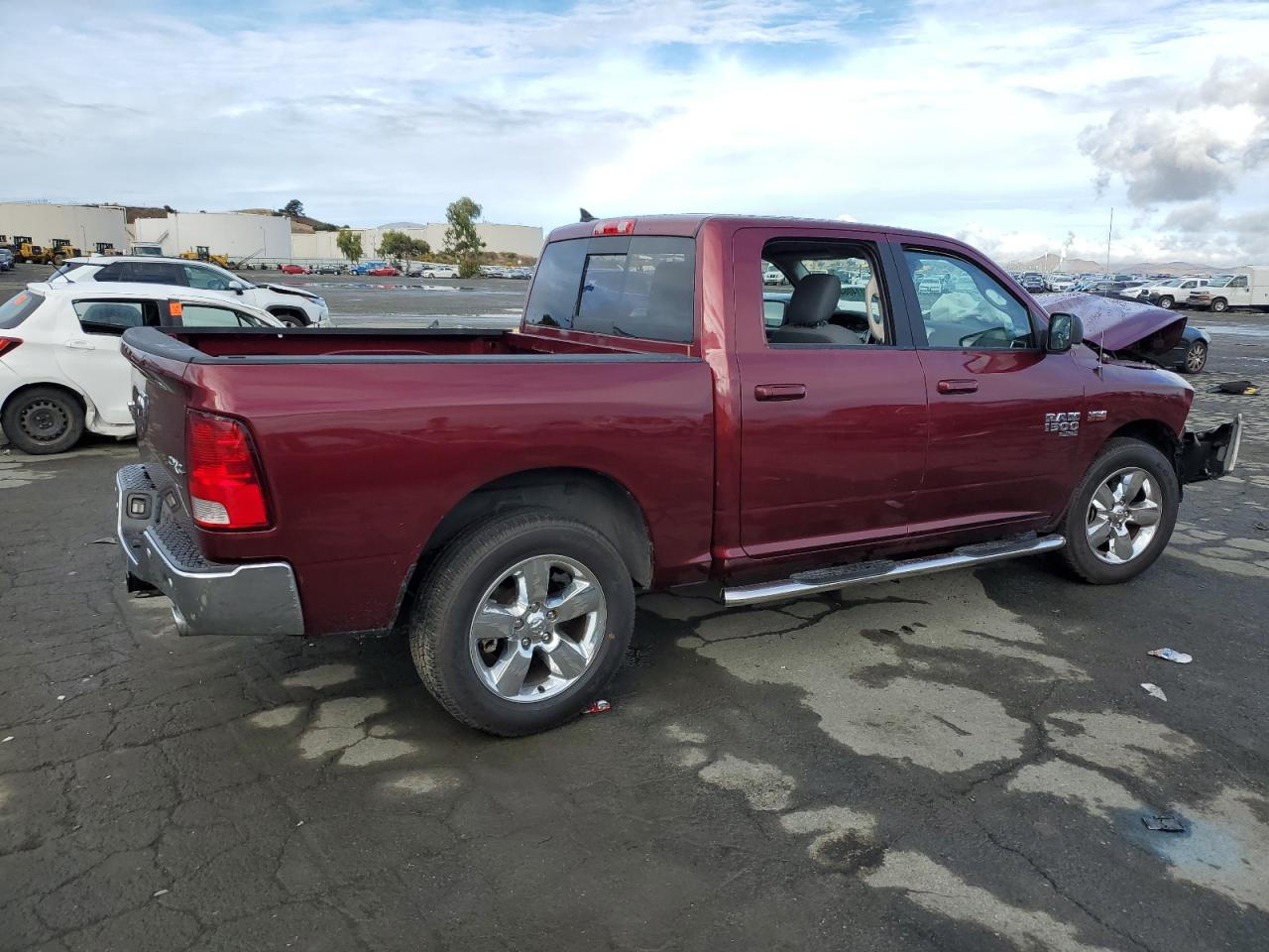 2019 RAM 1500 VIN 1C6RR7LT5KS551907 Copart auction photo, front end damage thumbnail 3