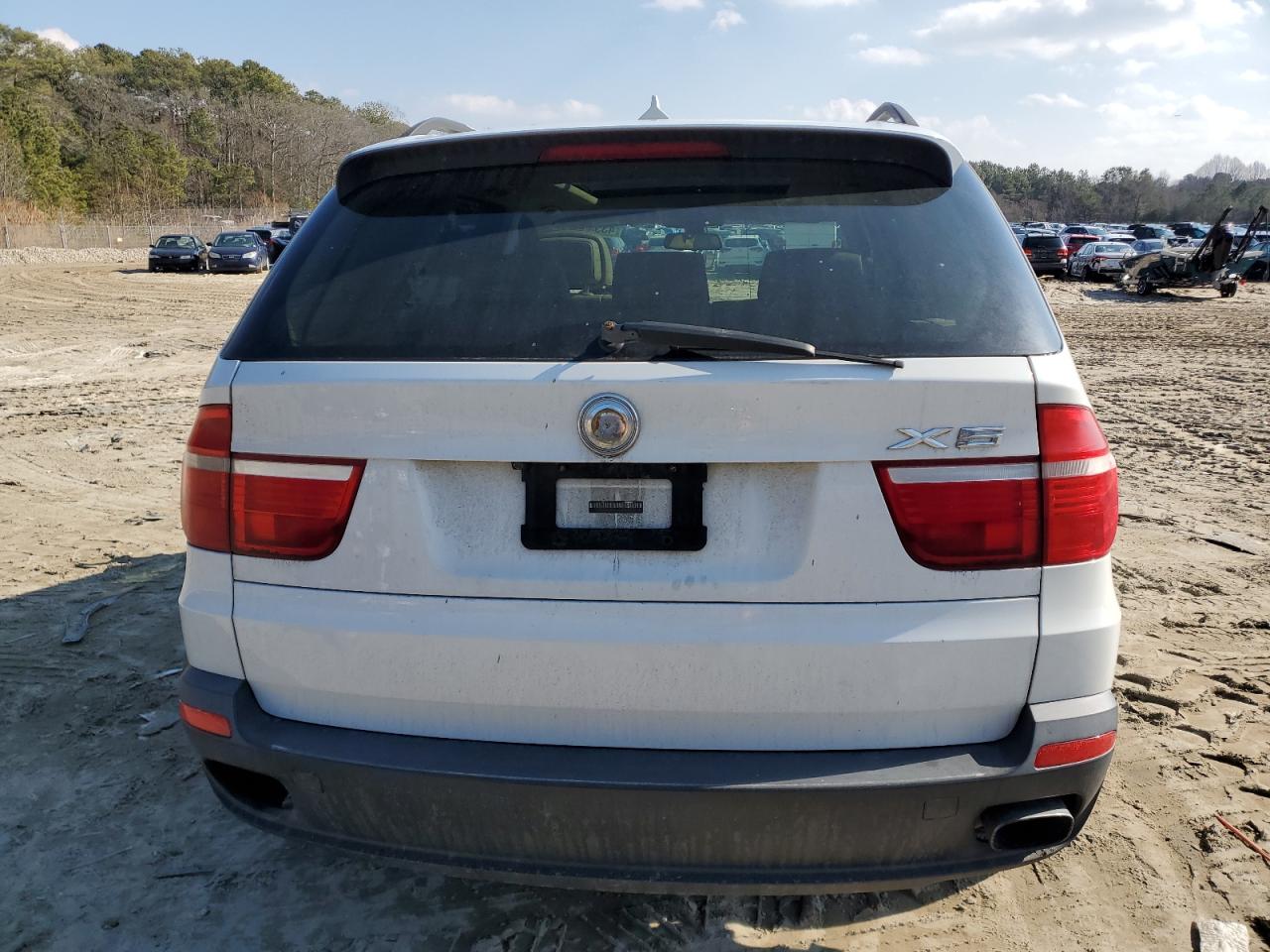 2008 BMW X5 VIN 5UXFE835X8LZ98670 Copart auction photo, front end damage thumbnail 6