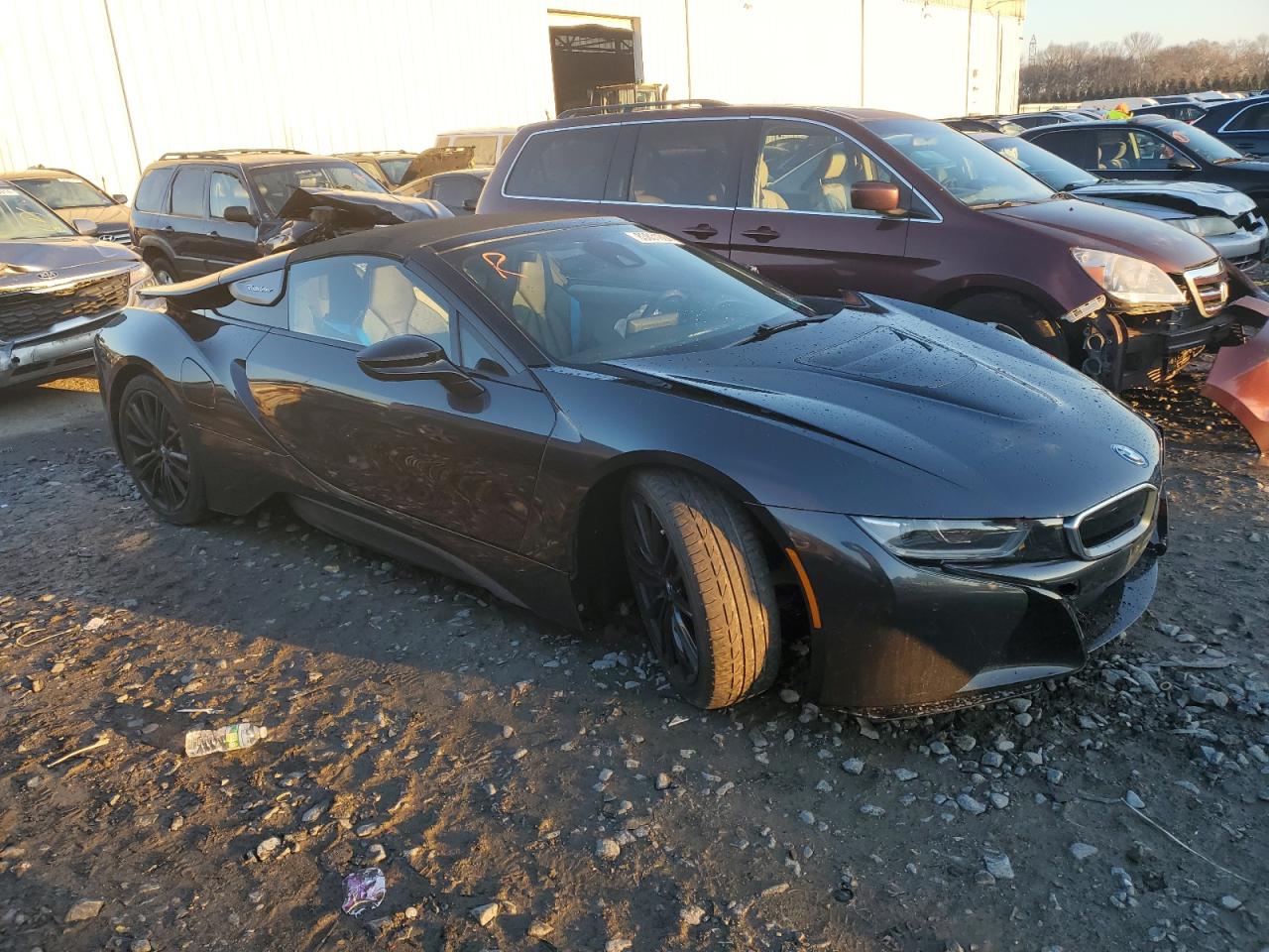 2019 BMW i8 VIN WBY2Z6C50K7D56405 Copart auction photo, front end / minor dent/scratches damage thumbnail 4