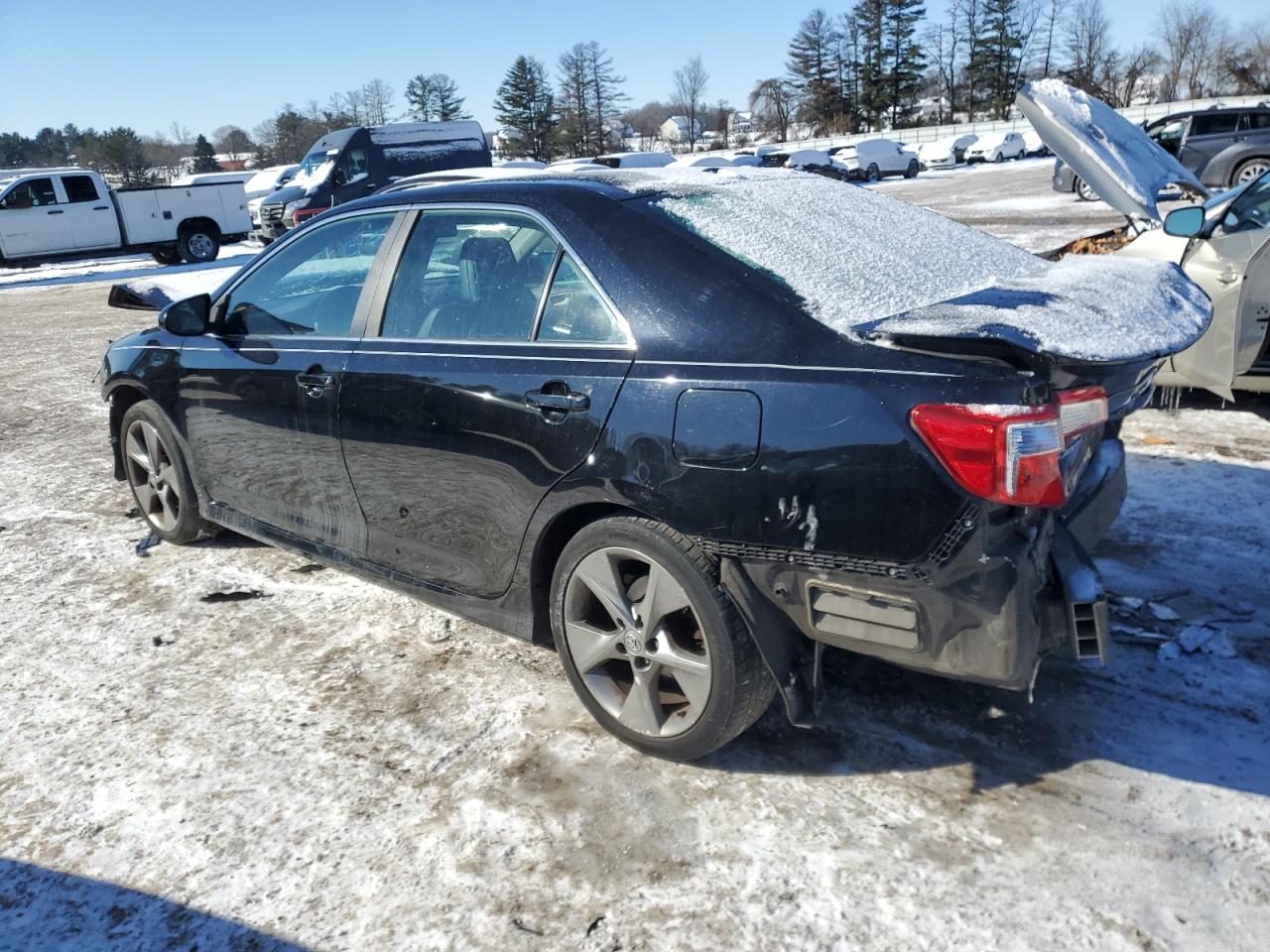 2012 Toyota Camry VIN 4T1BF1FKXCU158036 Copart auction photo, front end / rear end damage thumbnail 2
