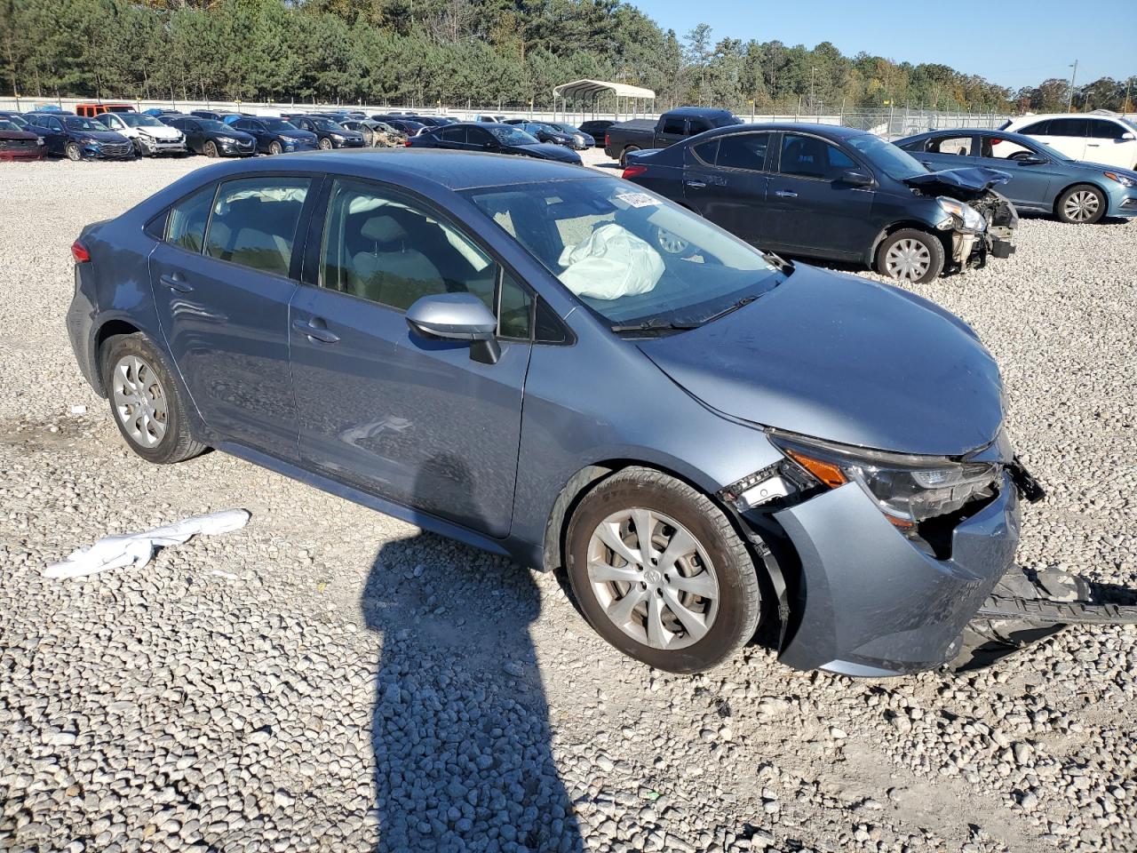 2020 Toyota Corolla VIN JTDEPRAE3LJ060420 Copart auction photo, front end damage thumbnail 4