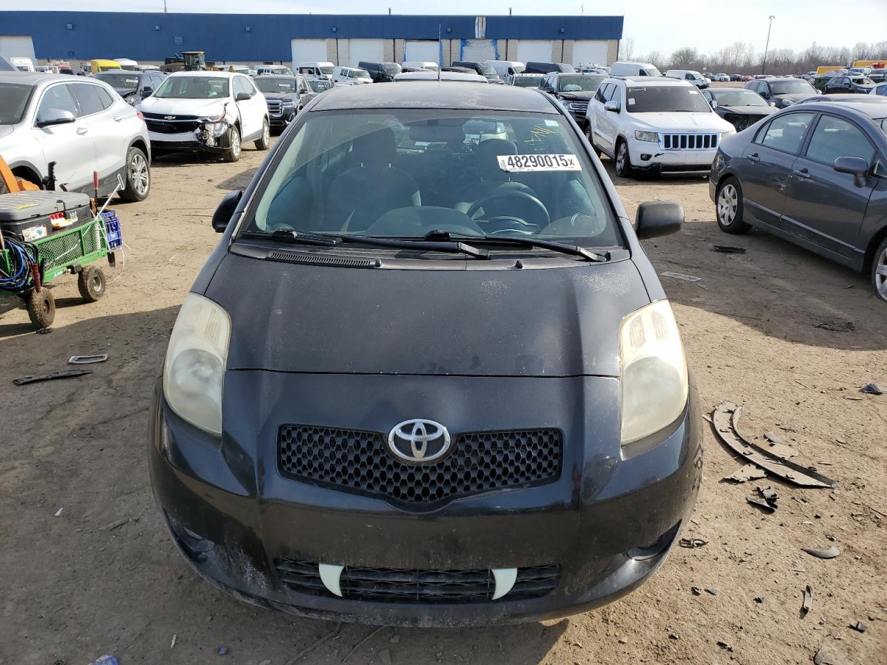 2008 Toyota Yaris VIN JTDJT923485204399 Copart auction photo, mechanical damage thumbnail 5